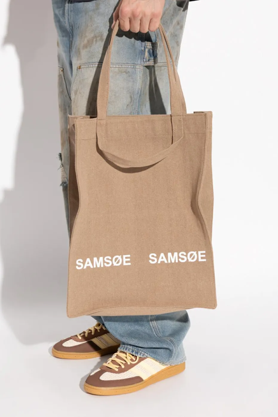 Samsøe Samsøe beżowy Torba `Salucca`