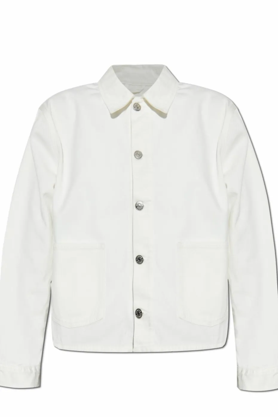 Samsøe Samsøe BIAŁY Jeansowa kurtka `Sanadina`