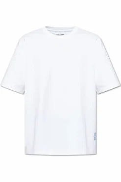 Samsøe Samsøe BIAŁY T-shirt `Saswirl`