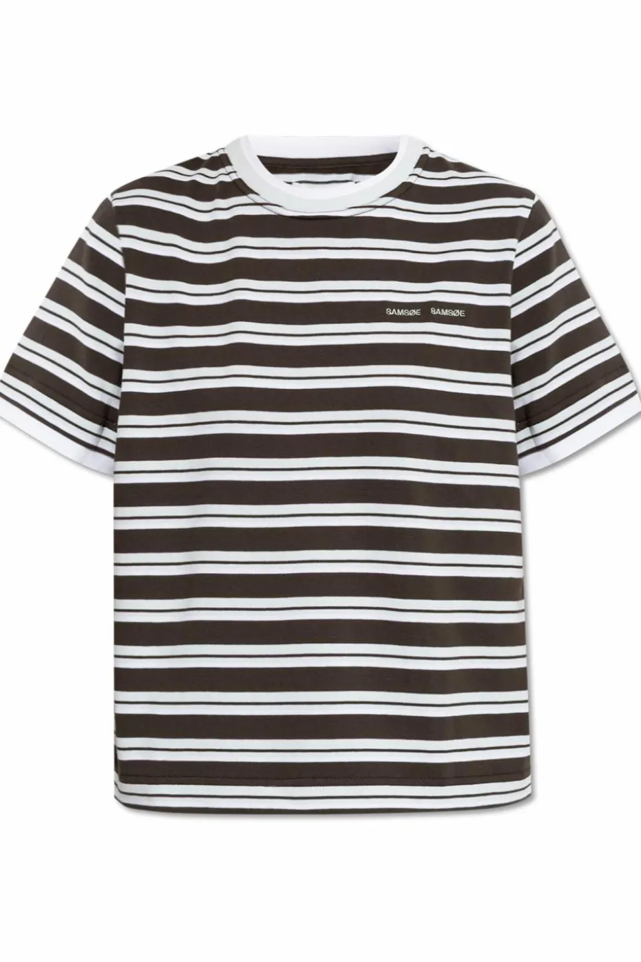 Samsøe Samsøe BRĄZOWY T-shirt `Sacamina`