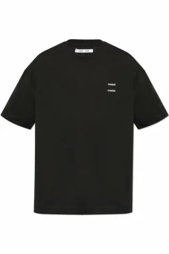 Samsøe Samsøe CZARNY T-shirt `Joel`