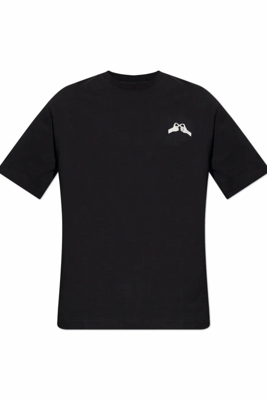Samsøe Samsøe CZARNY T-shirt `Saflorian`