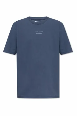 Samsøe Samsøe GRANATOWY T-shirt `Samaracus`