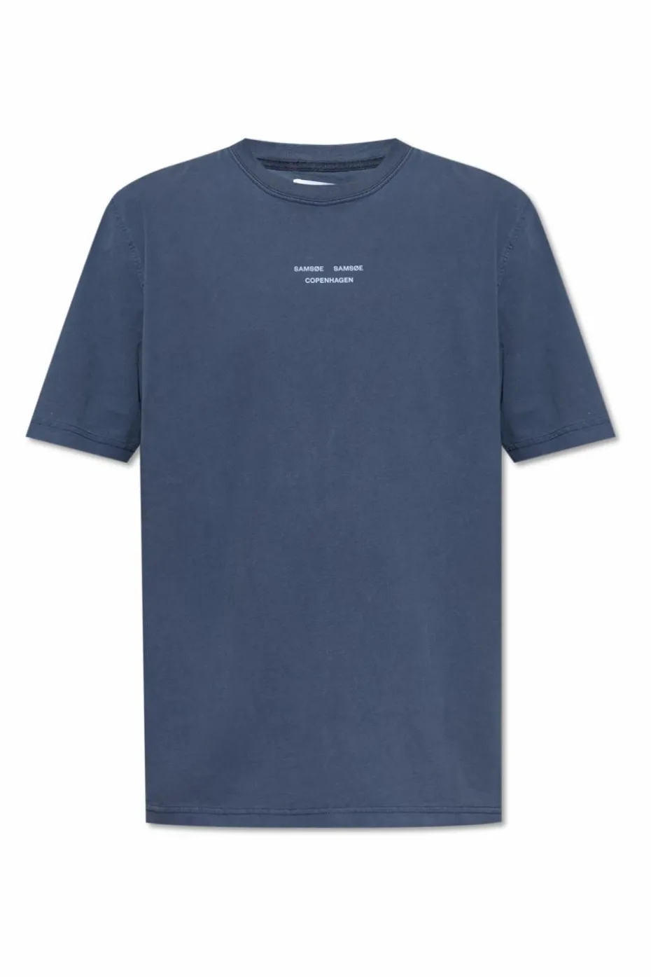 Samsøe Samsøe GRANATOWY T-shirt `Samaracus`