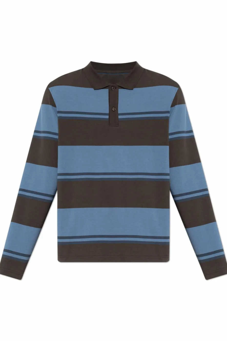 Samsøe Samsøe NIEBIESKI Polo `Sakevin` z długimi rękawami