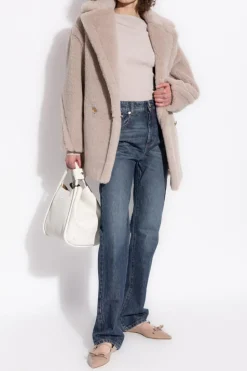 Sportmax beżowy Top `Alcide`