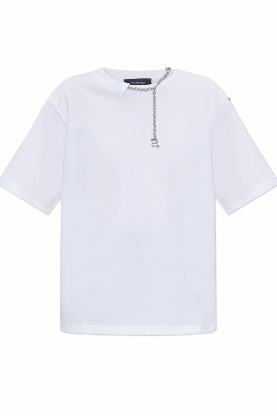 Sportmax BIAŁY T-shirt `Oblato`