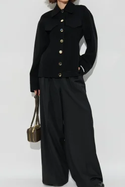 Sportmax CZARNY Kurtka `Ego`