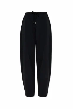 Sportmax CZARNY Spodnie dresowe