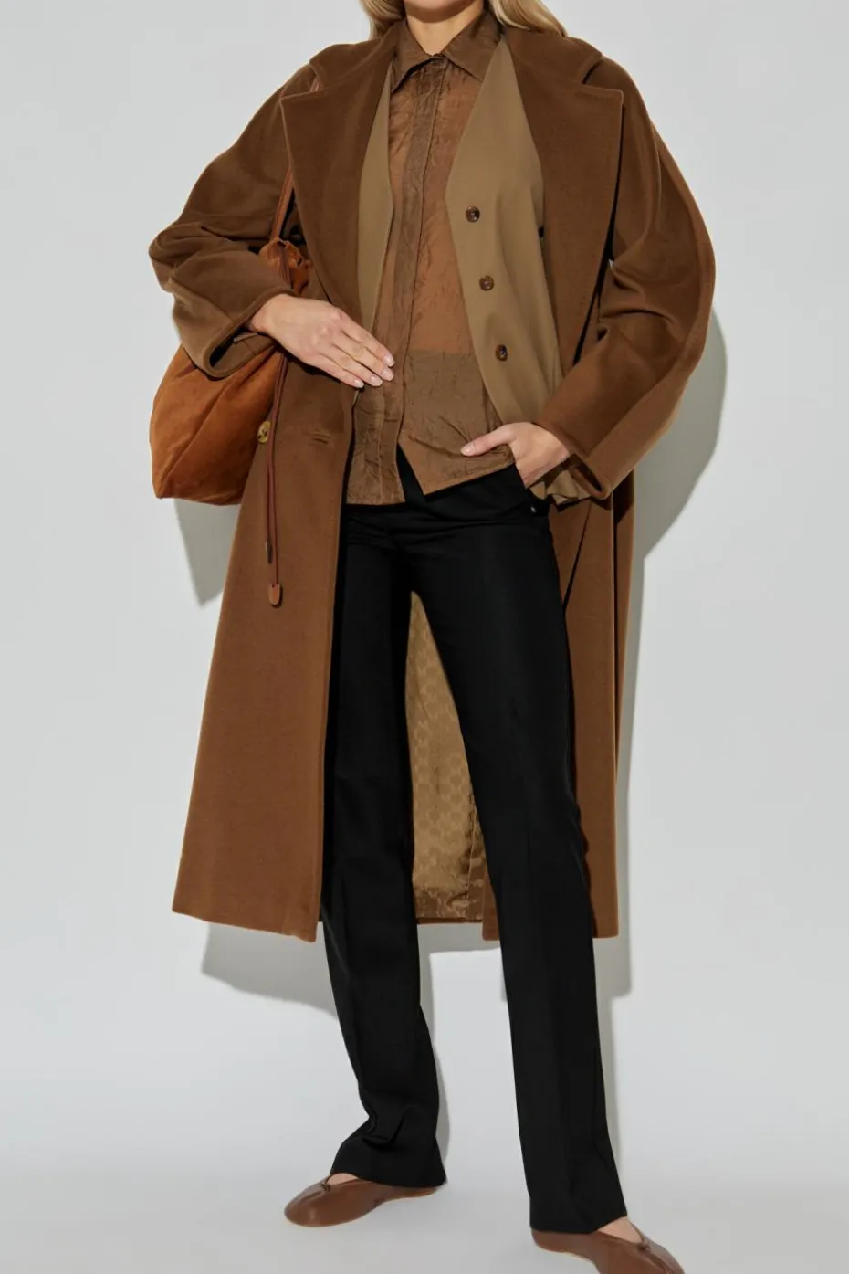 Sportmax CZARNY Spodnie `Fetta`