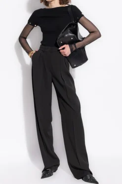 Sportmax CZARNY Spodnie `Hello`
