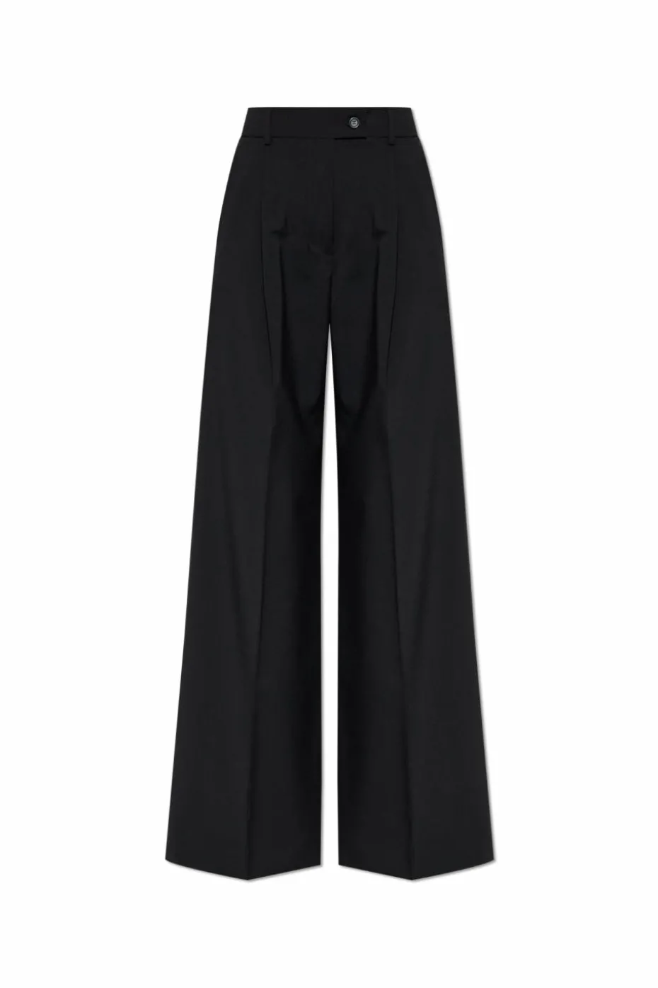 Sportmax CZARNY Spodnie w kant ‘Vela’
