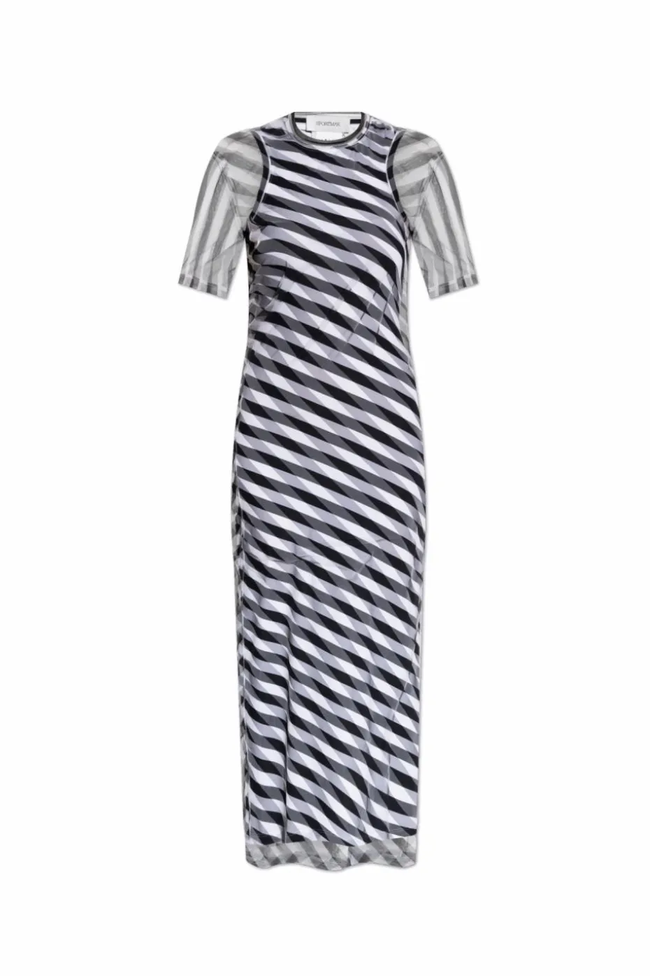 Sportmax CZARNY Sukienka `Pausa`