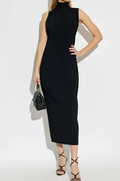 Sportmax CZARNY Sukienka `Adorato`