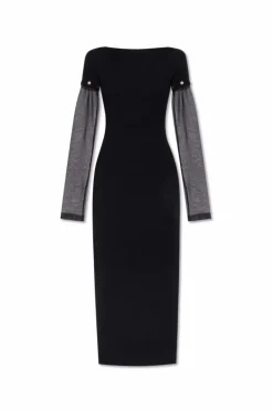 Sportmax CZARNY Sukienka `Grazia`