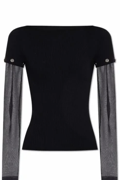 Sportmax CZARNY Top `Alcide`