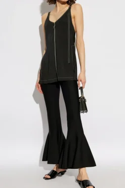 Sportmax CZARNY Top `Waser`