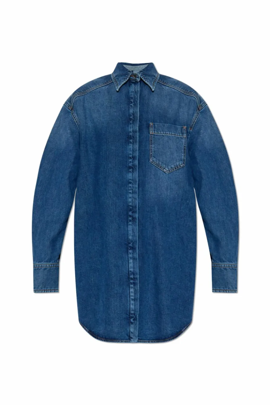 Sportmax GRANATOWY Koszula jeansowa `Eridani`