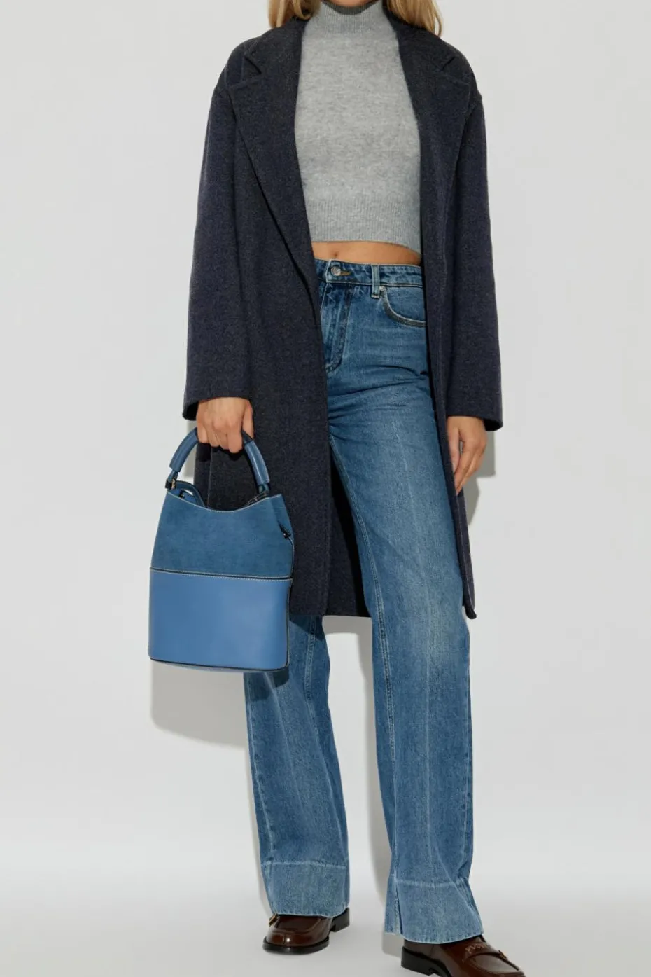 Sportmax SZARY Kaszmirowy sweter `Gubbio`