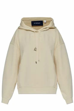 Sportmax ŻÓŁTY Bluza z kapturem