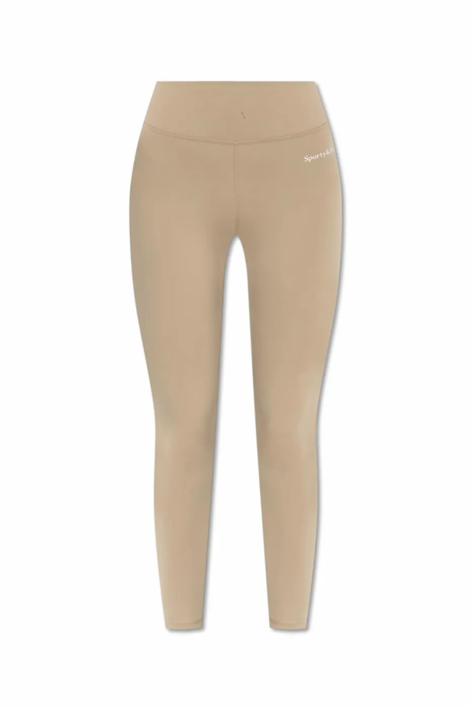 Sporty & Rich beżowy Legginsy z kolekcji `Core`