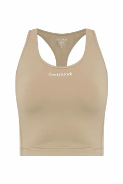 Sporty & Rich beżowy Top z kolekcji `Core`