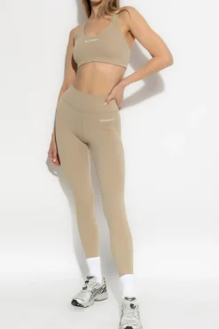 Sporty & Rich beżowy Top z kolekcji `Core`