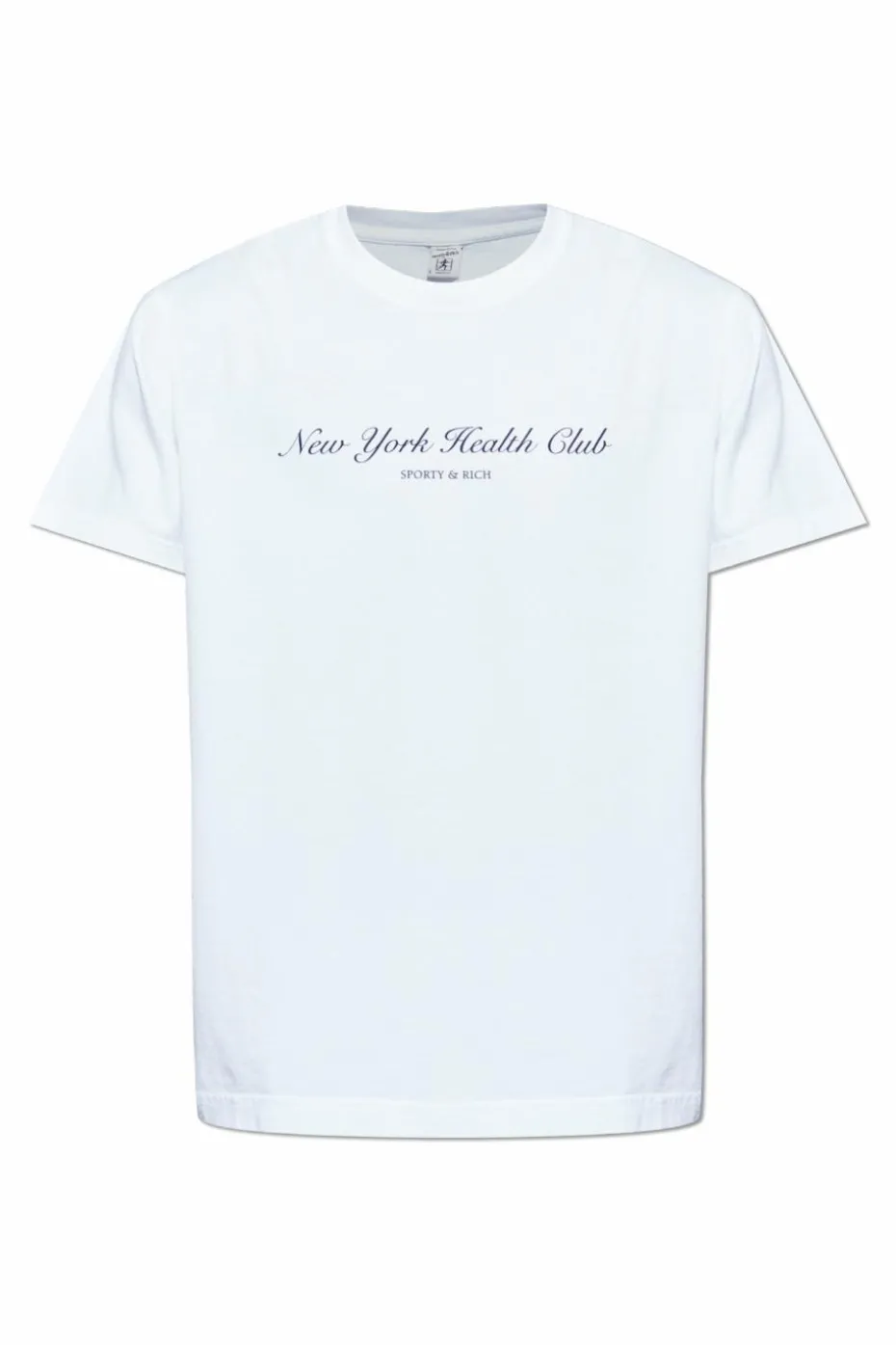 Sporty & Rich BIAŁY T-shirt z logo