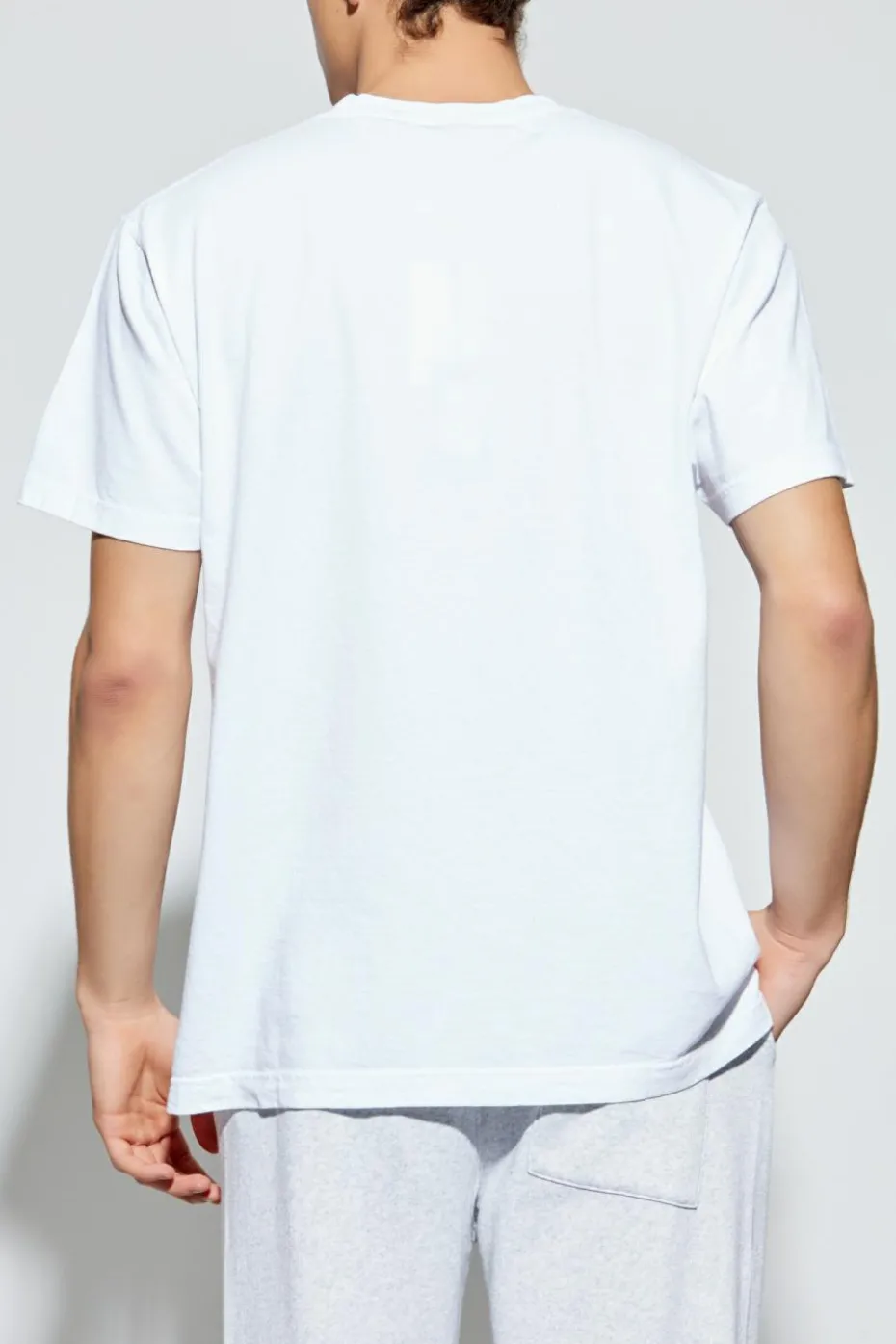 Sporty & Rich BIAŁY T-shirt z logo
