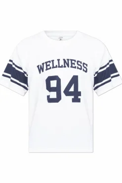Sporty & Rich BIAŁY T-shirt z kolekcji `Paris`