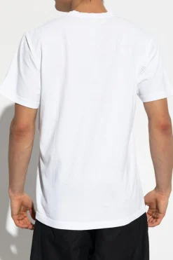 Sporty & Rich BIAŁY T-shirt z kolekcji `Riviera`