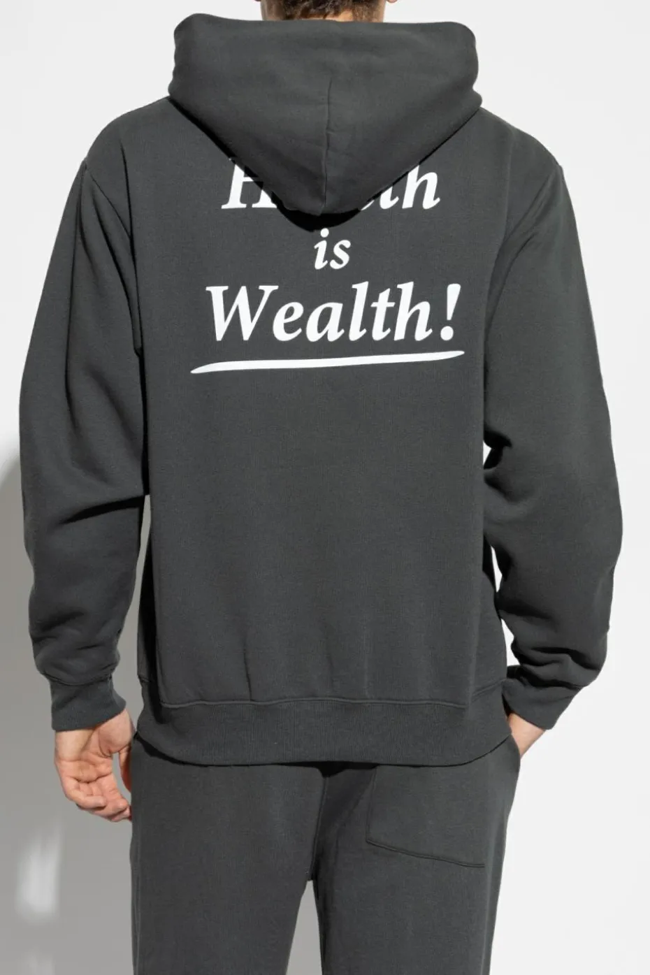 Sporty & Rich CZARNY Bluza z kapturem