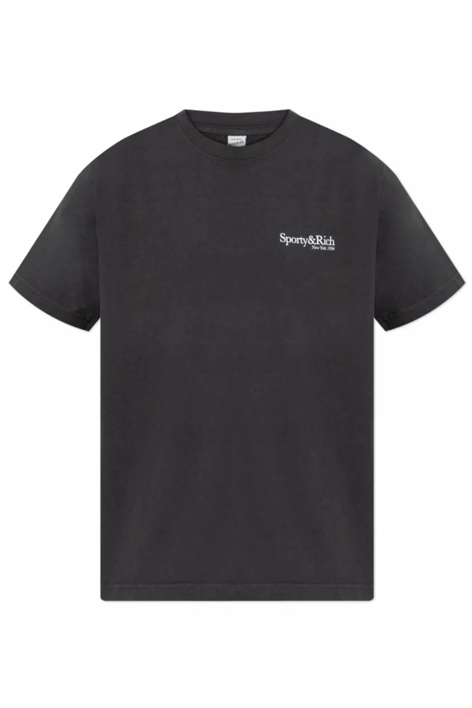 Sporty & Rich CZARNY T-shirt `HWCNY`