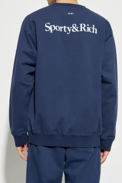 Sporty & Rich GRANATOWY Bluza z kolekcji `47 & The New York Yankees`