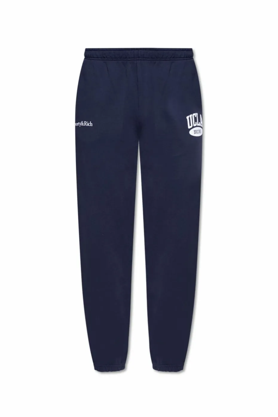 Sporty & Rich GRANATOWY Spodnie dresowe z kolekcji`UCLA`