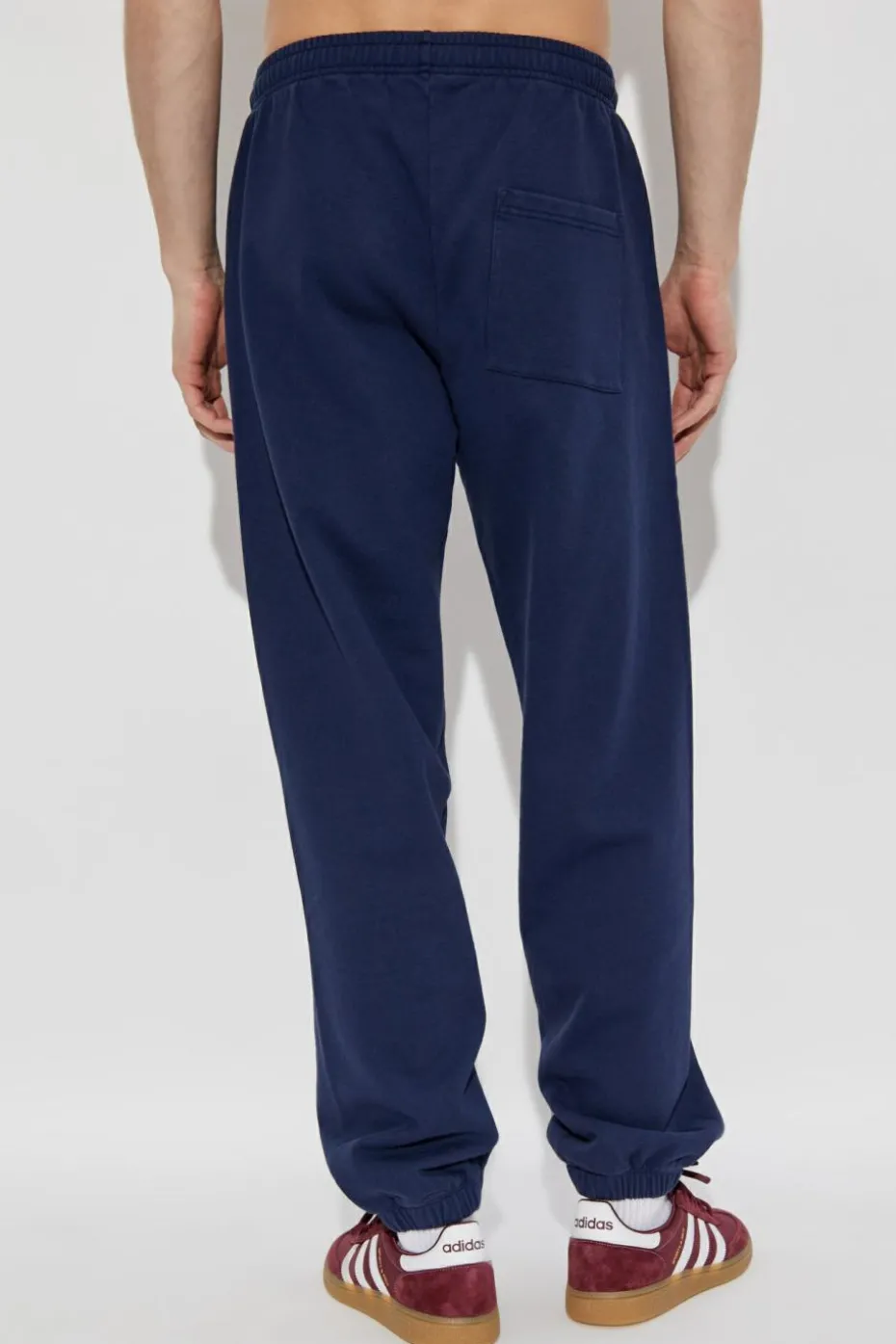Sporty & Rich GRANATOWY Spodnie dresowe z kolekcji `Preppy`