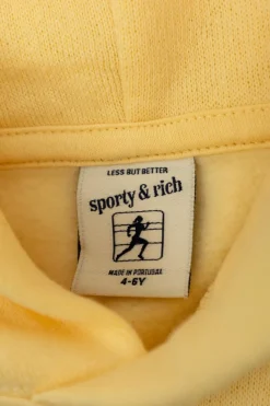 Sporty & Rich Kids ŻÓŁTY Bluza z nadrukiem