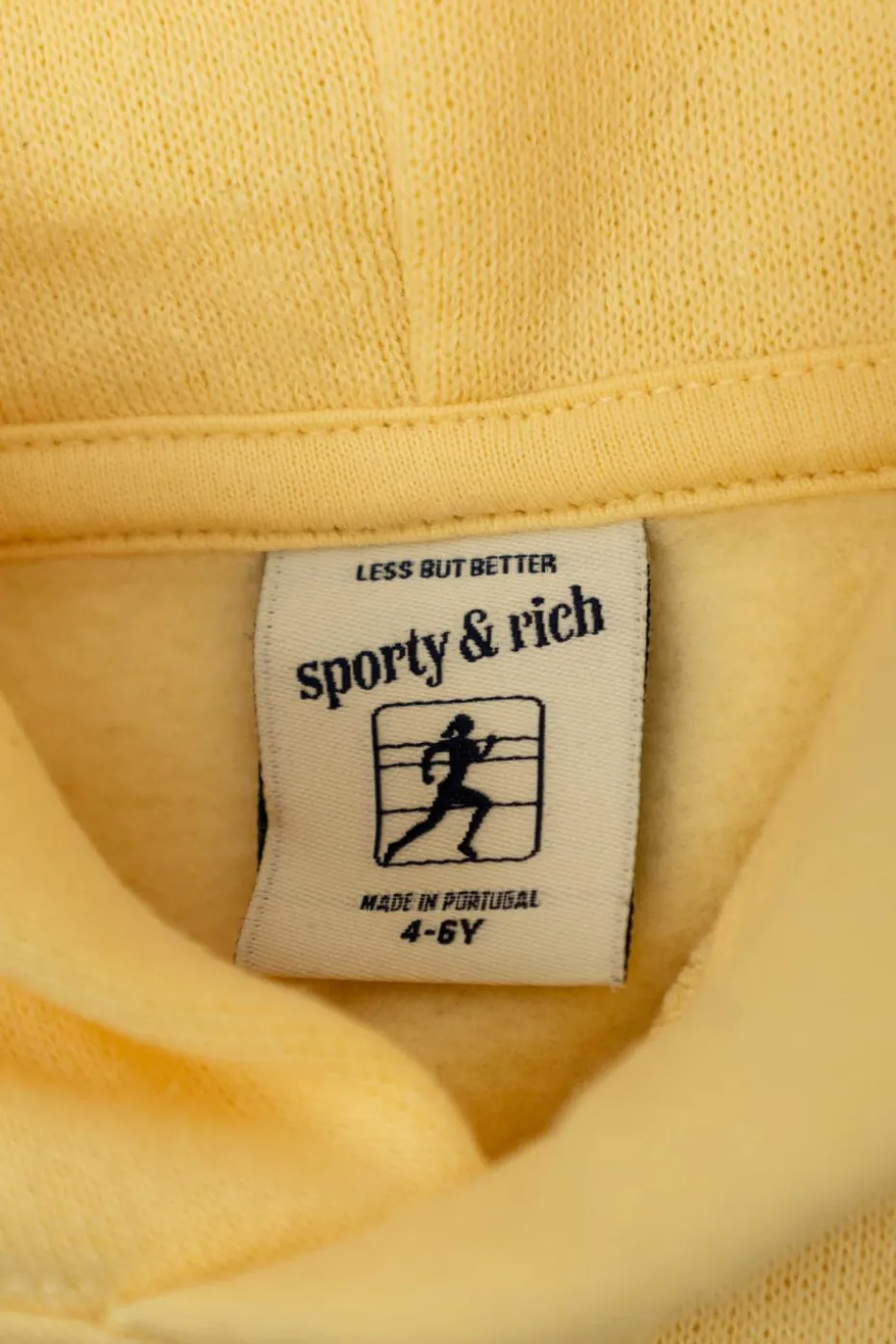 Sporty & Rich Kids ŻÓŁTY Bluza z nadrukiem