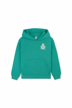Sporty & Rich Kids ZIELONY Bluza z logo