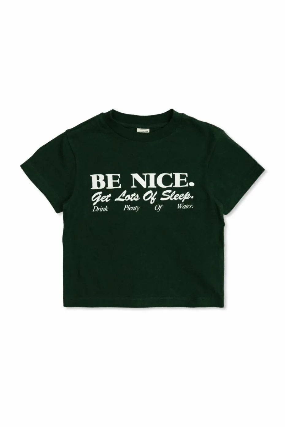 Sporty & Rich Kids ZIELONY T-shirt z nadrukiem