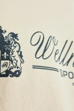 Sporty & Rich kremowy Bluza z kolekcji `Wellness Club`