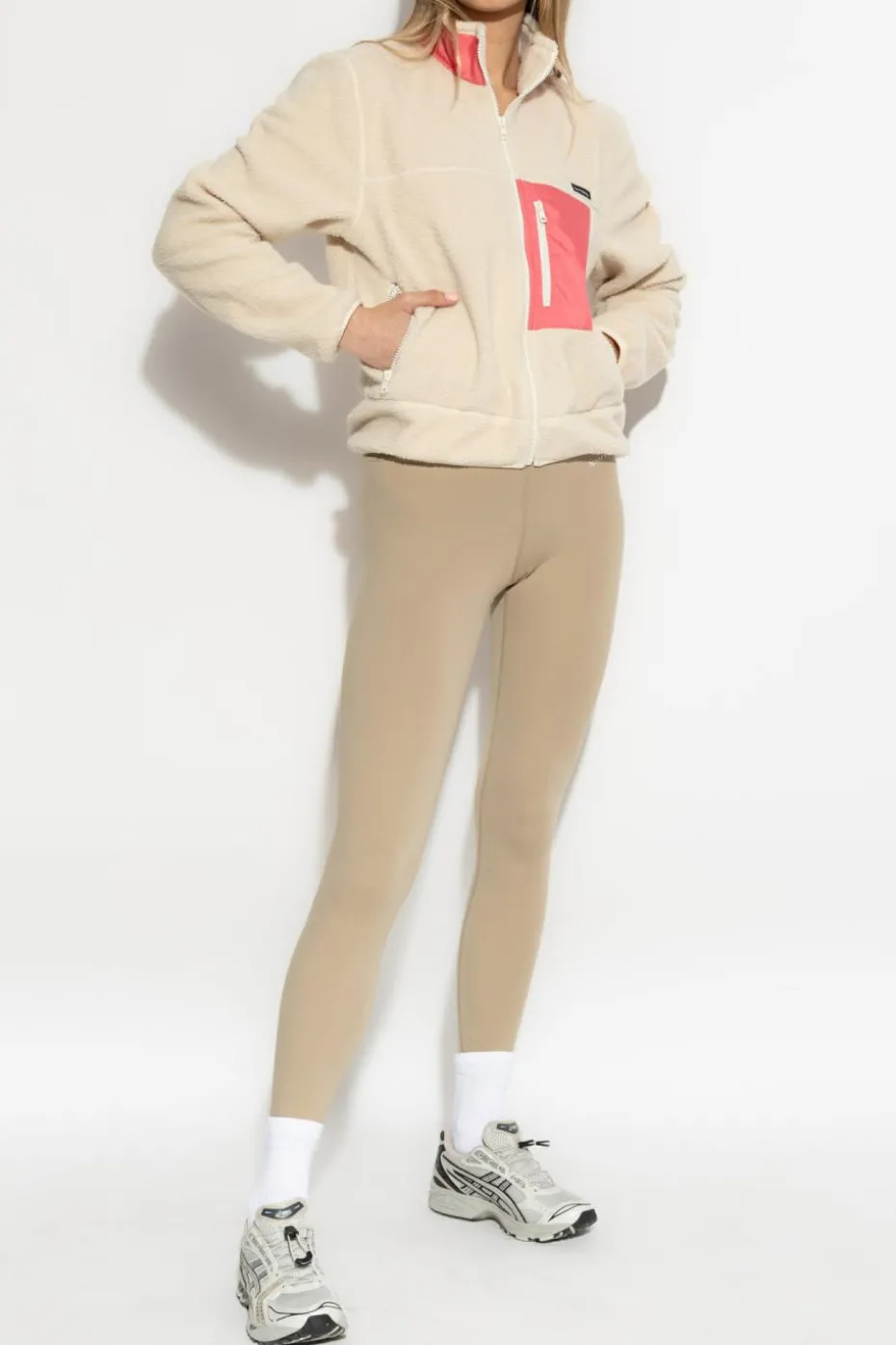 Sporty & Rich kremowy Polar z kolekcji `Mountain`