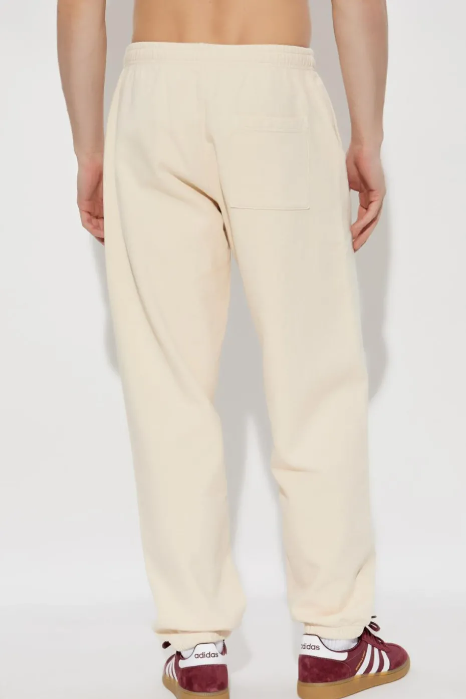 Sporty & Rich kremowy Spodnie dresowe z kolekcji `Preppy`