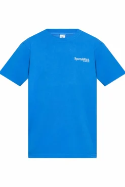 Sporty & Rich NIEBIESKI T-shirt `Health is Wealth`