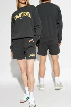 Sporty & Rich SZARY Bawełniana bluza