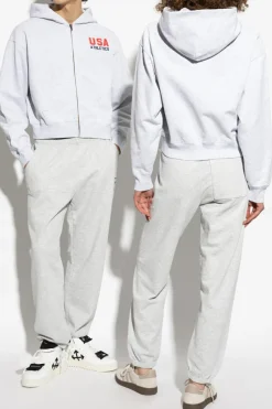 Sporty & Rich SZARY Bluza z nadrukiem