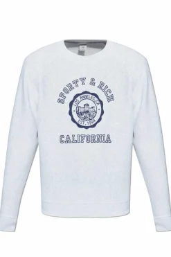 Sporty & Rich SZARY Bluza z nadrukiem