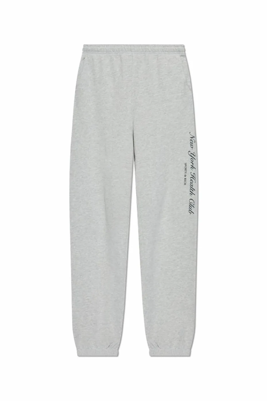 Sporty & Rich SZARY Spodnie dresowe z kolekcji `New York`