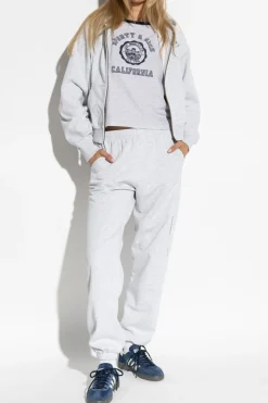 Sporty & Rich SZARY Spodnie dresowe