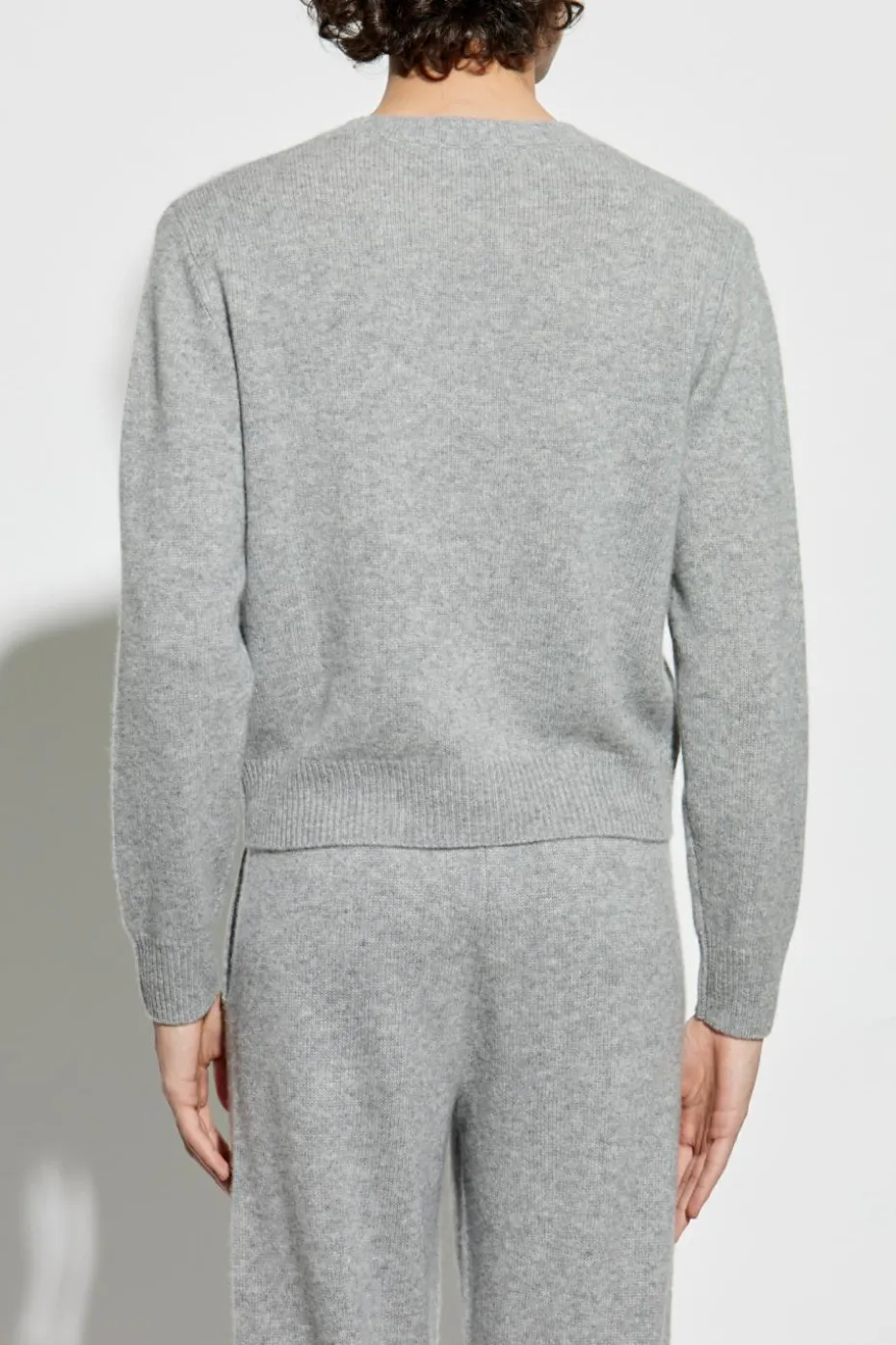 Sporty & Rich SZARY Sweter z kolekcji `Paris Drop`